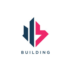 Building logo design vector with modern idea