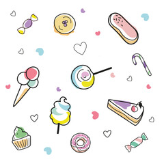 modern svweetb icons set
