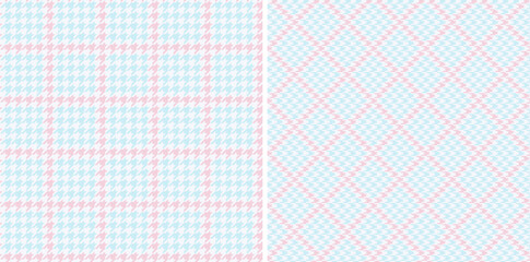 Textile fabric check. Texture pattern plaid. Background vector tartan seamless.