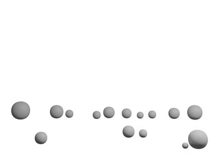 black and white balls