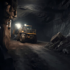 Fototapeta na wymiar The Mine Activity