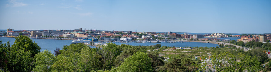 Fototapeta premium View of Karlskrona from the viewpoint
