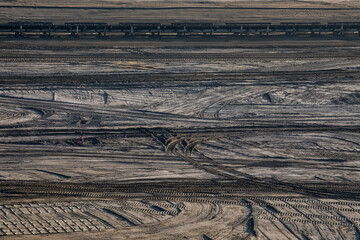 Open pit Hambach lignite mine