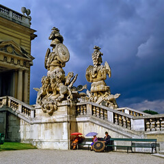 Fototapeta na wymiar Palace Schonbrunn, Vienna