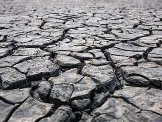 Cracked earth soil background