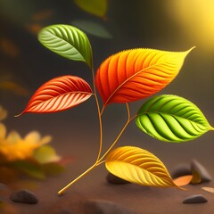Fototapeta premium autumn leaves background
