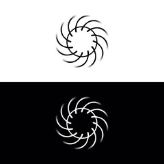 Circle vector icon logo illustration design