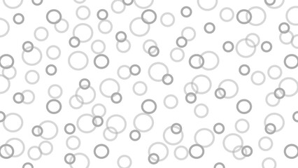 Grey circles on the white background 