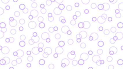 Violet circles on the white background 