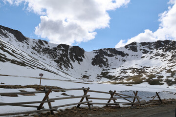 Summit Lake Mount Evans Colorado 