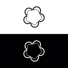 Circle vector logo template illustration . Circle icon design