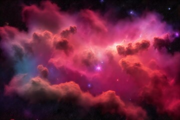 Colorful space galaxy cloud nebula. Universe science astronomy. Supernova background wallpaper.