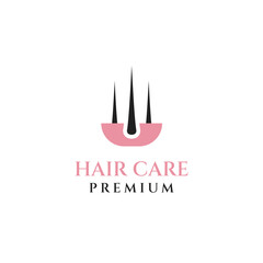 Hair Care Treatment Logo Design Concept Vector Illustration Symbol Icon