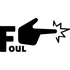 foul icon