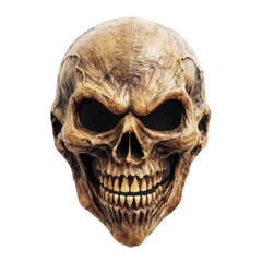 Obraz premium creepy mask isolated on a transparent background, generative ai