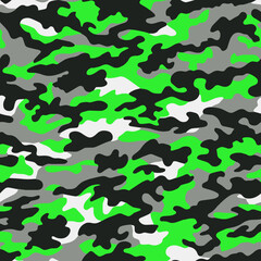 Seamless Camouflage Digital Paper VECTOR CAMO Green. EPS PNG SVG JPG files. Scale to any size. Change colors in the textured pattern desktop wallpaper or sublimation pattern for fabric design Printing © Chattanooga Tshirt
