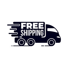 Free shipping icon for web site or application