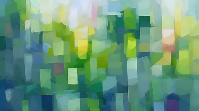 abstract modern green colored wallpaper, ai generated image