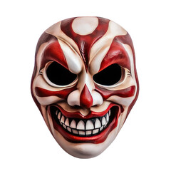 halloween mask isolated on a transparent background, generative ai