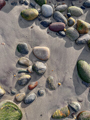 stones on the beach