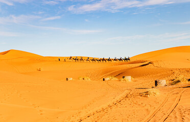 Fototapeta na wymiar morocco, sahara, desert