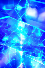Capture the beauty of technology and artificial intelligence in abstract backgrounds. Created with generative AI technology.