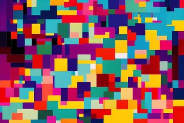 Latest colorful abstract background suitable for wallpaper, generative ai