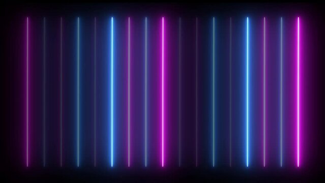Glowing lines Led neon loop suitable for concerts, tv shows, vj projections, dance music videos, show parties, night clubs, discos, and much more. 4k