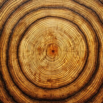 wood texture - growth rings of a tree