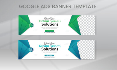 Business Marketing Google Ads Banner  Template Premium Vector