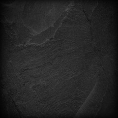 Naklejka premium Dark grey black slate background or texture.