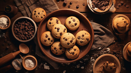 Cookies on a plate