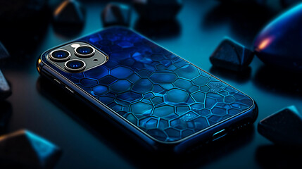 Smartphone with a designer case