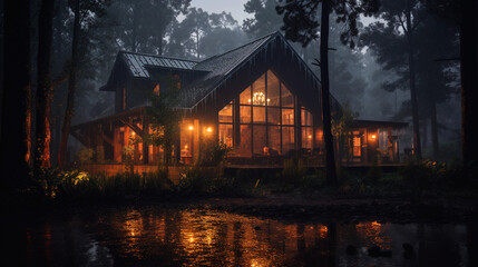 house in the woods