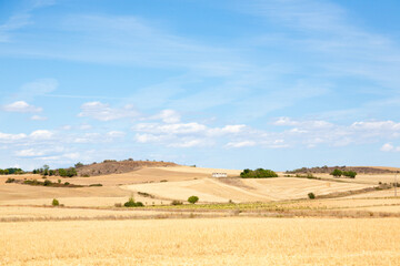 Fototapeta na wymiar Castile and Leon region rural landscape, Spain