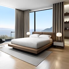 Fototapeta na wymiar bedroom modern