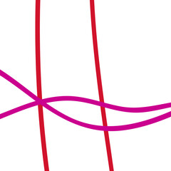 Red Graphic Lines Background