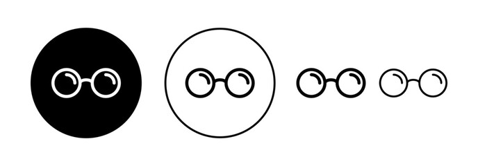 Glasses icon vector for web and mobile app. Glasses sign and symbol