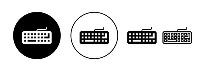 Keyboard icon vector for web and mobile app. keyboard sign and symbol