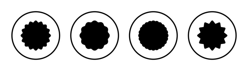 Badge icon set illustration. Awards icon vector. Achieve sign and symbols