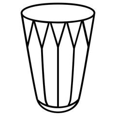 Fototapeta na wymiar gendang traditional drum percussion