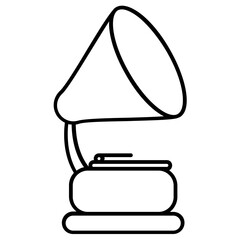 gramophone audio speaker
