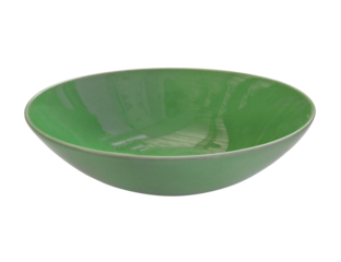 Square green plate isolated transparent png