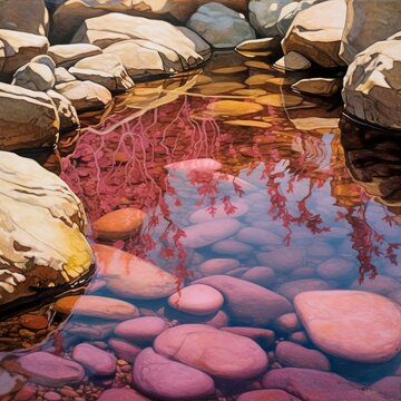 Pink Autumn Creek