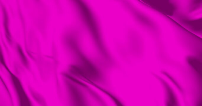 wavy pink fabric background. 4k 60fps