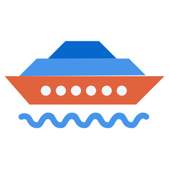 Ship Icon: A visual depiction of a ship or boat, representing water transportation, maritime activities, or the presence of a ship-related feature or service