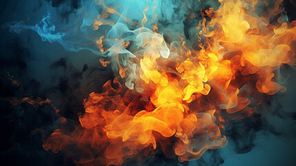 Fototapeta premium Generative AI, Phoenix's Breath