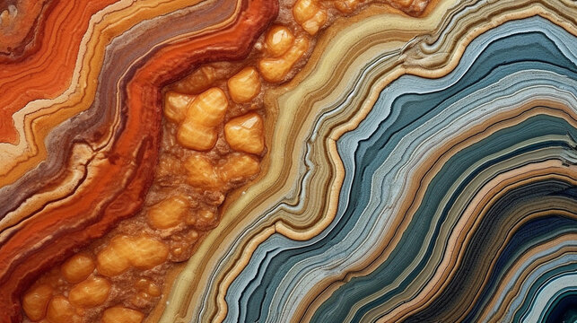 Generative AI, Chromatic Symphony: Earth's Palette