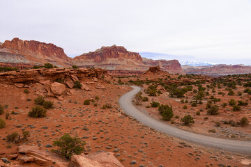 Landscape photograph of Capital Reef National Park in Utah. from Panorama Point
