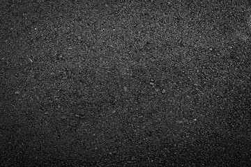 Black asphalt road texture background. - 614600767